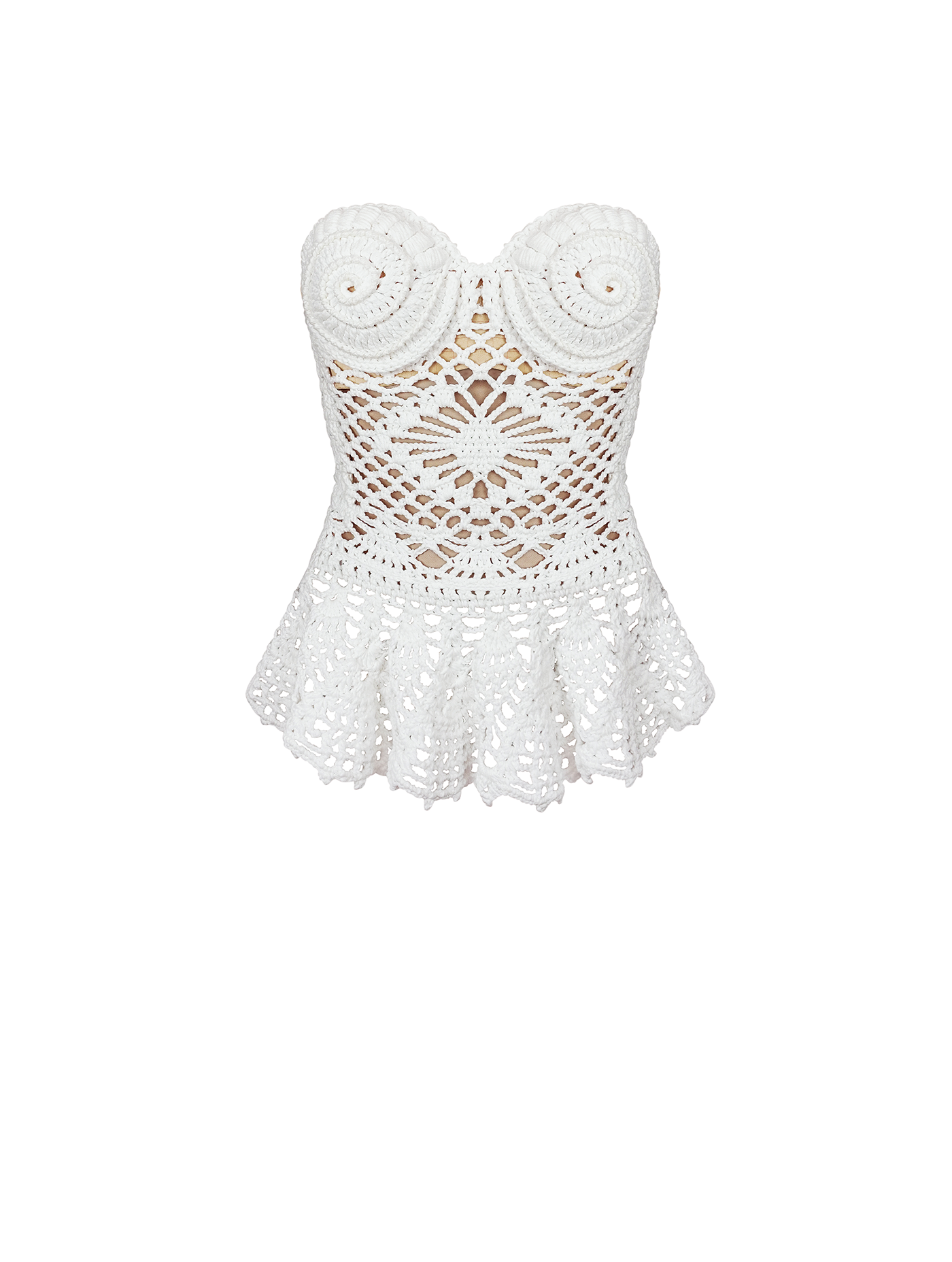 ТОП-корсет  ІЗ КРОШЕ БЕЗ БРЕТЕЛЕЙ